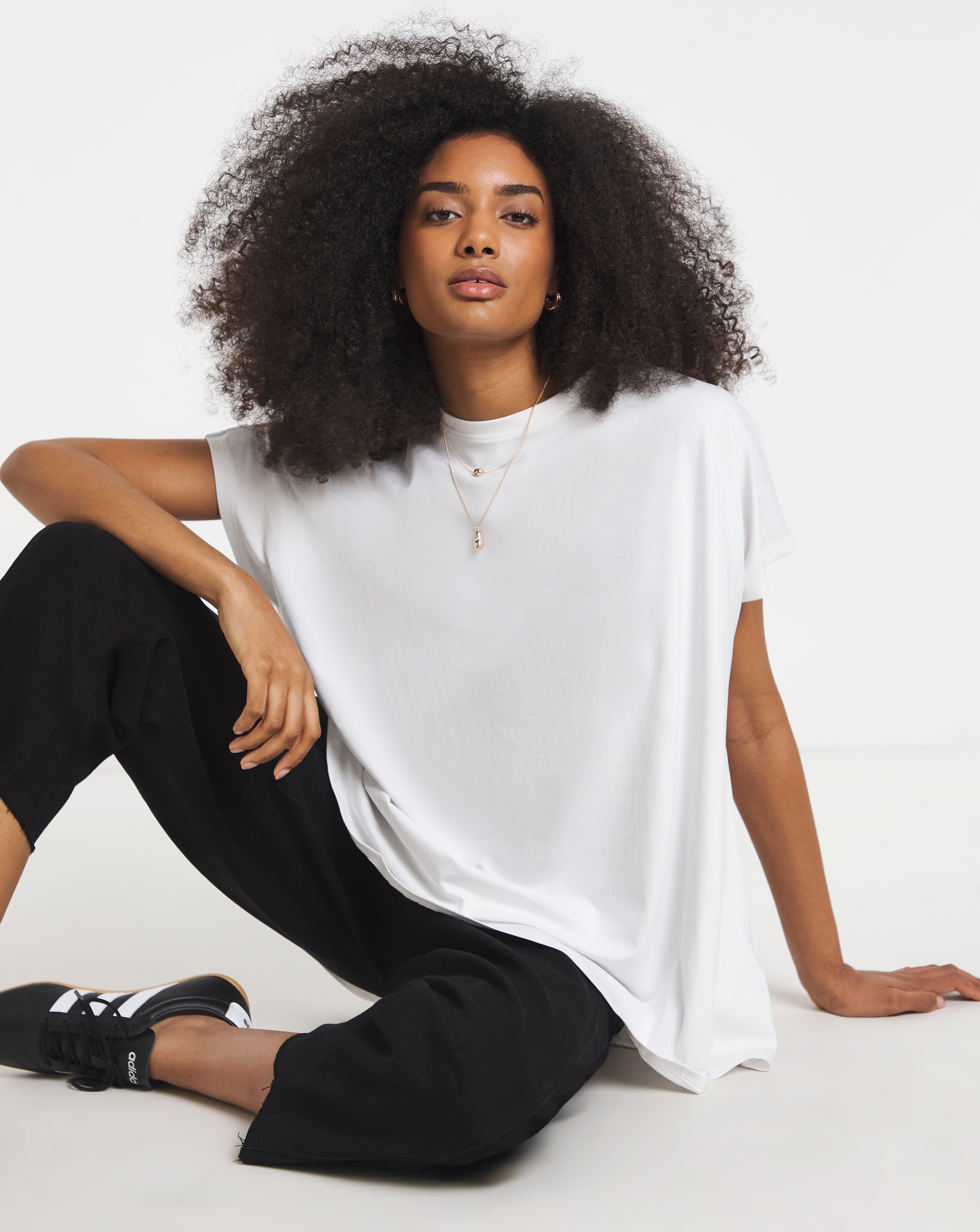 Slouchy Dip Back T-Shirt