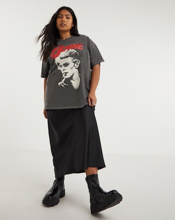 Charcoal David Bowie License Tee