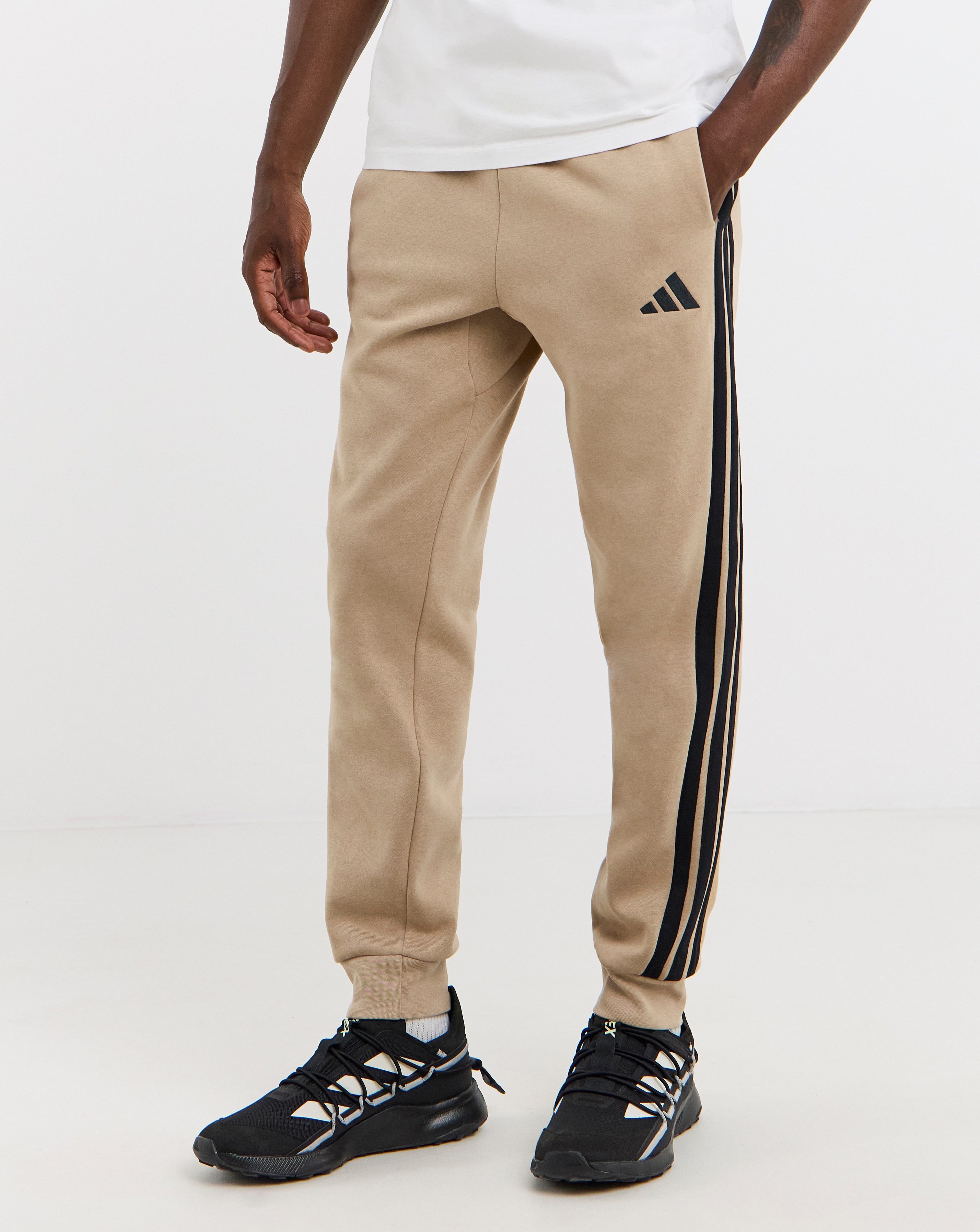 adidas 3 Stripes Cuffed Jog Pants