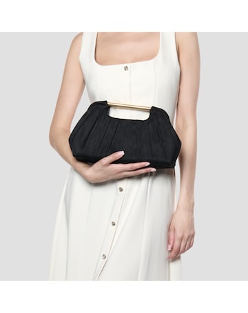 Paradox London Oaklee Ruched Clutch Bag