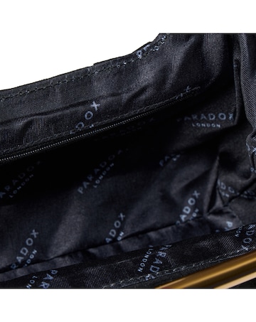 Paradox London Oaklee Ruched Clutch Bag