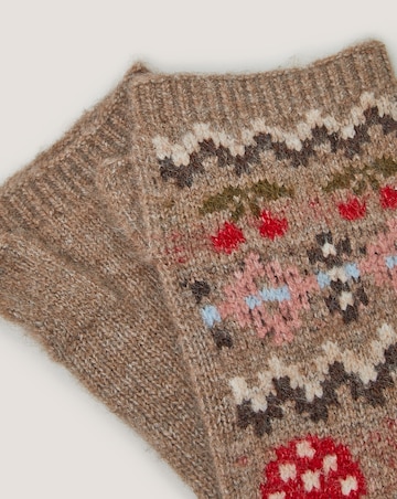 Monsoon Mia Mushroom Wrist Warmers