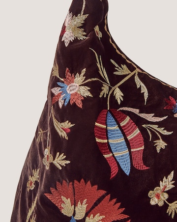 Monsoon Hatti Velvet Shoulder Bag