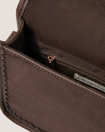 Monsoon Amy Faux Suede Crossbody Bag
