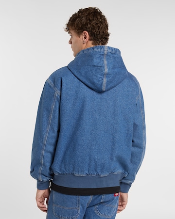 Dickies Lined Denim Hooded Bomber - Classic Blue