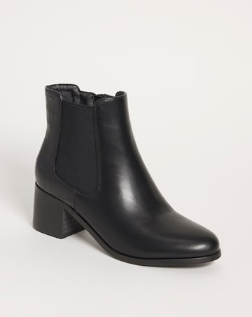 Cushion Walk Block Heel Boot EEE Fit