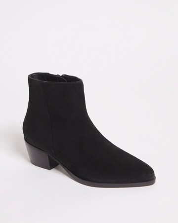 Sweetie Suede Leather Western Cowboy Boot - Extra Wide Fit (EEE)