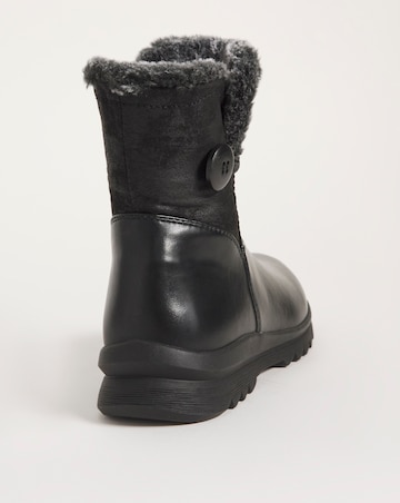 Cushion Walk Casual Boot with Side Zip E Fit