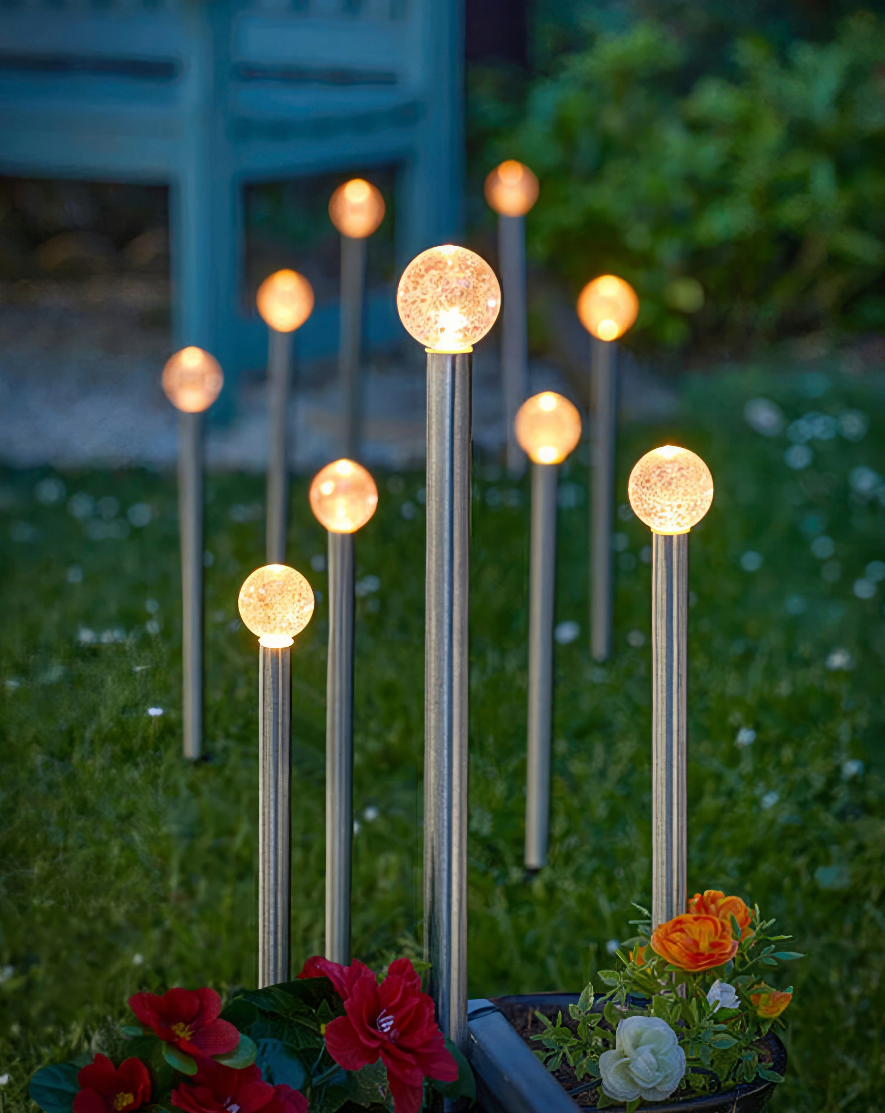 New In - 10 GlowBalls Stake Lights