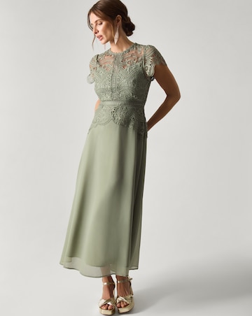 Monsoon Lace Midi Bridesmaid Dress