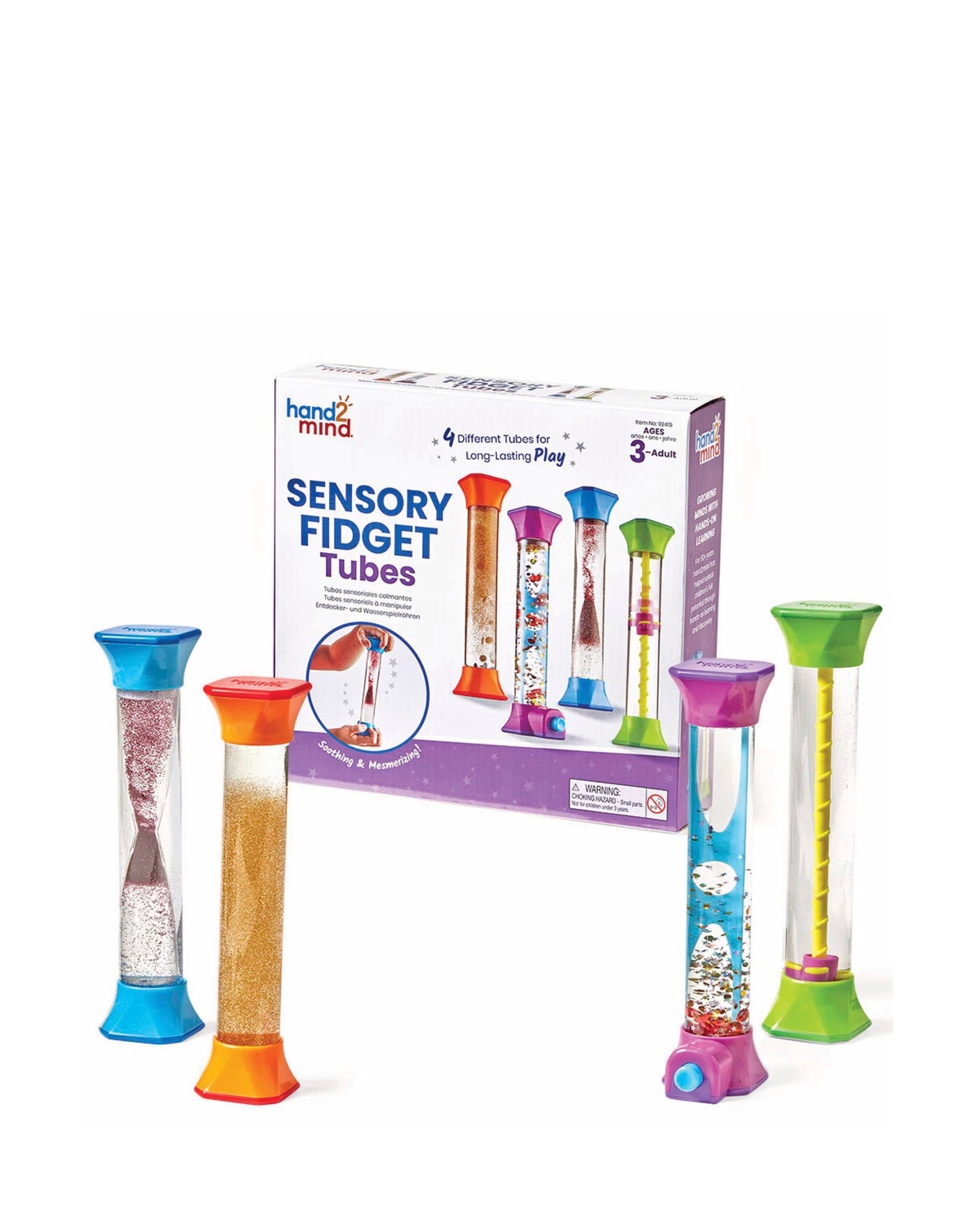 Sensory Fidget Tubes (Set of 4)