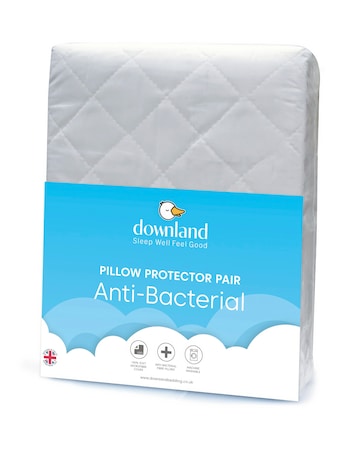 Anti-Bacterial Pack of 2 Pillow Protectors