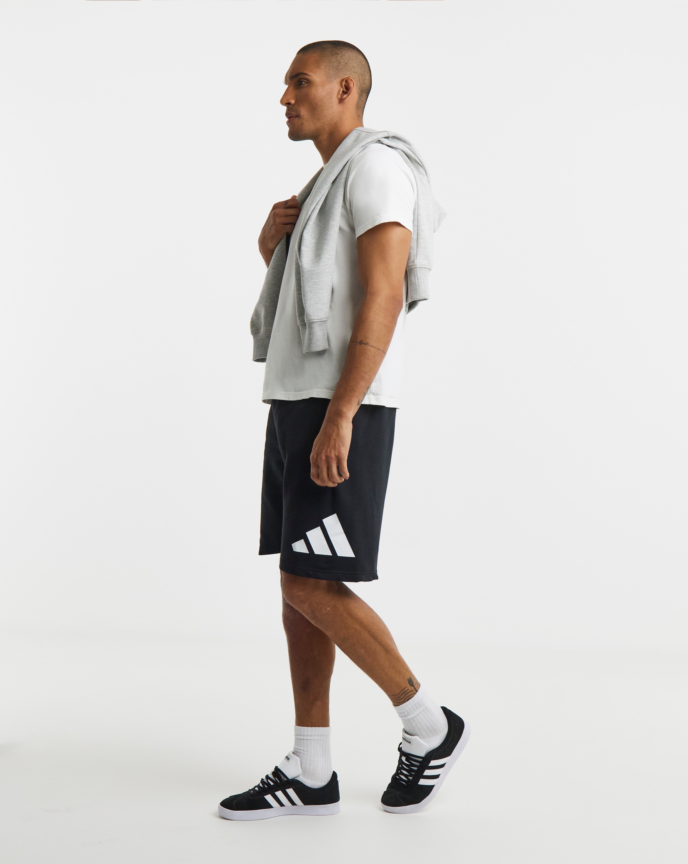 adidas Big Logo French Terry Shorts
