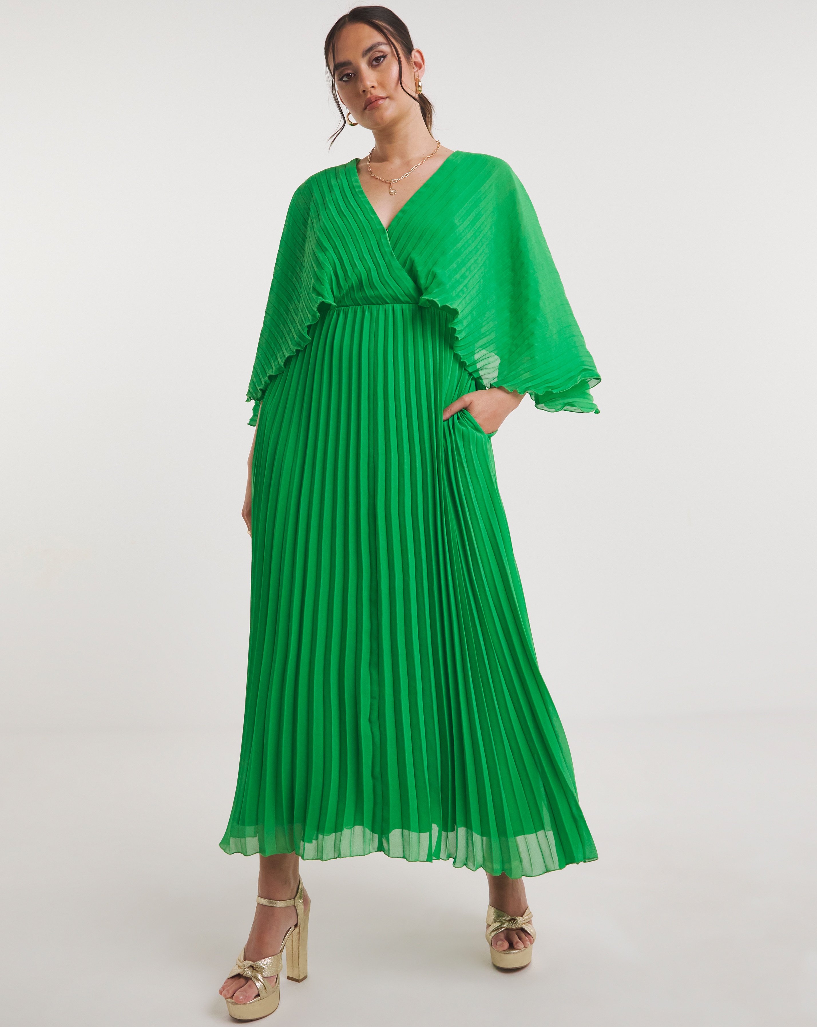 Joanna hope pleated jacket sale