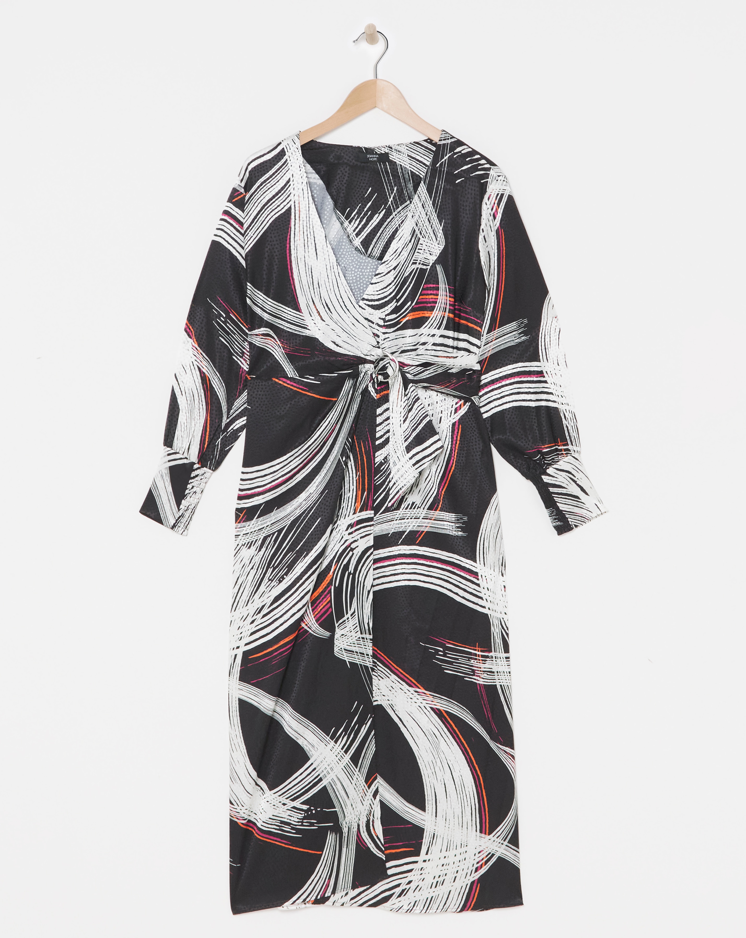 Joanna Hope Jacquard Wrap Dress