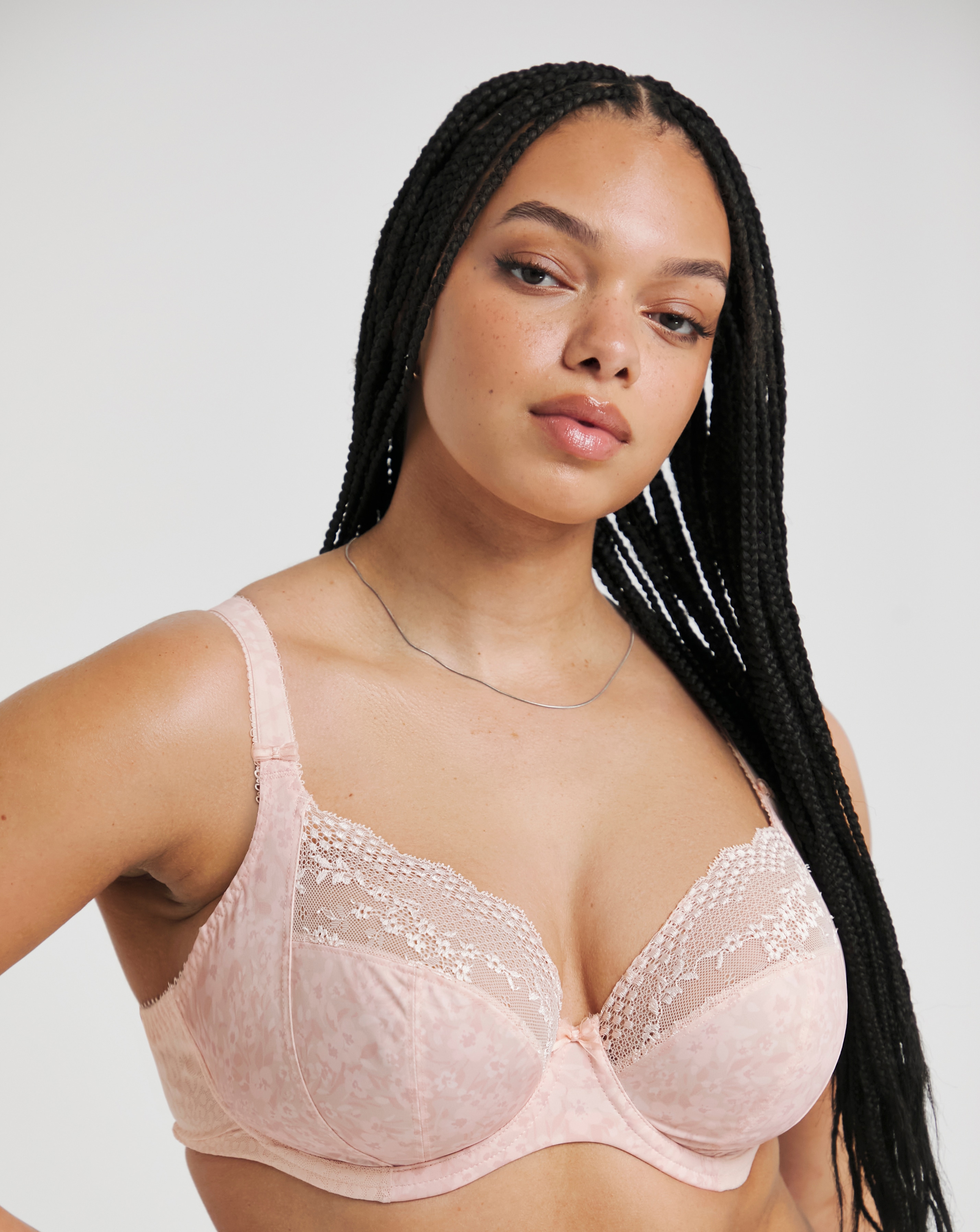 Elomi Lucie Plunge Wired Bra Blush