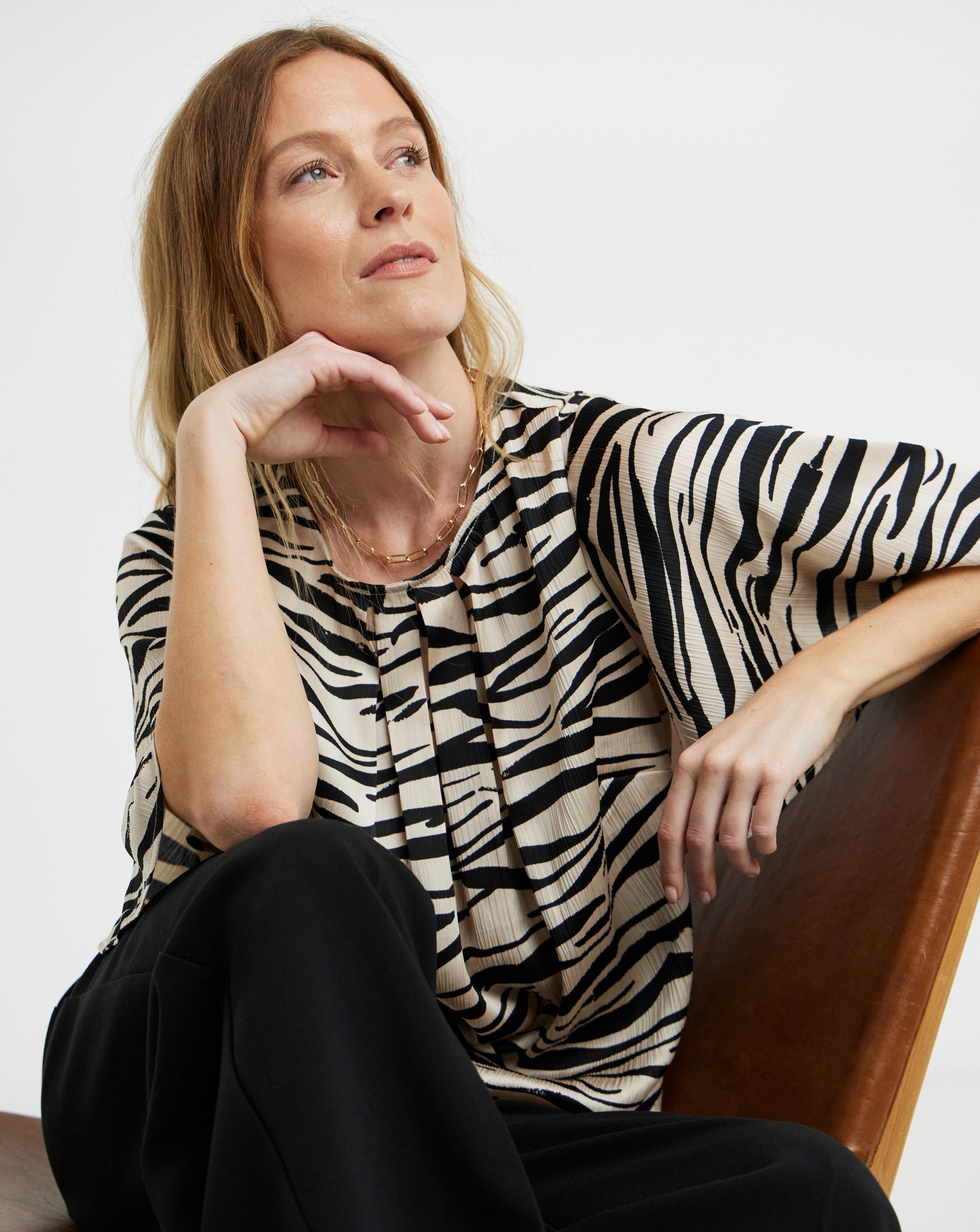 Angel Sleeve Satin Top