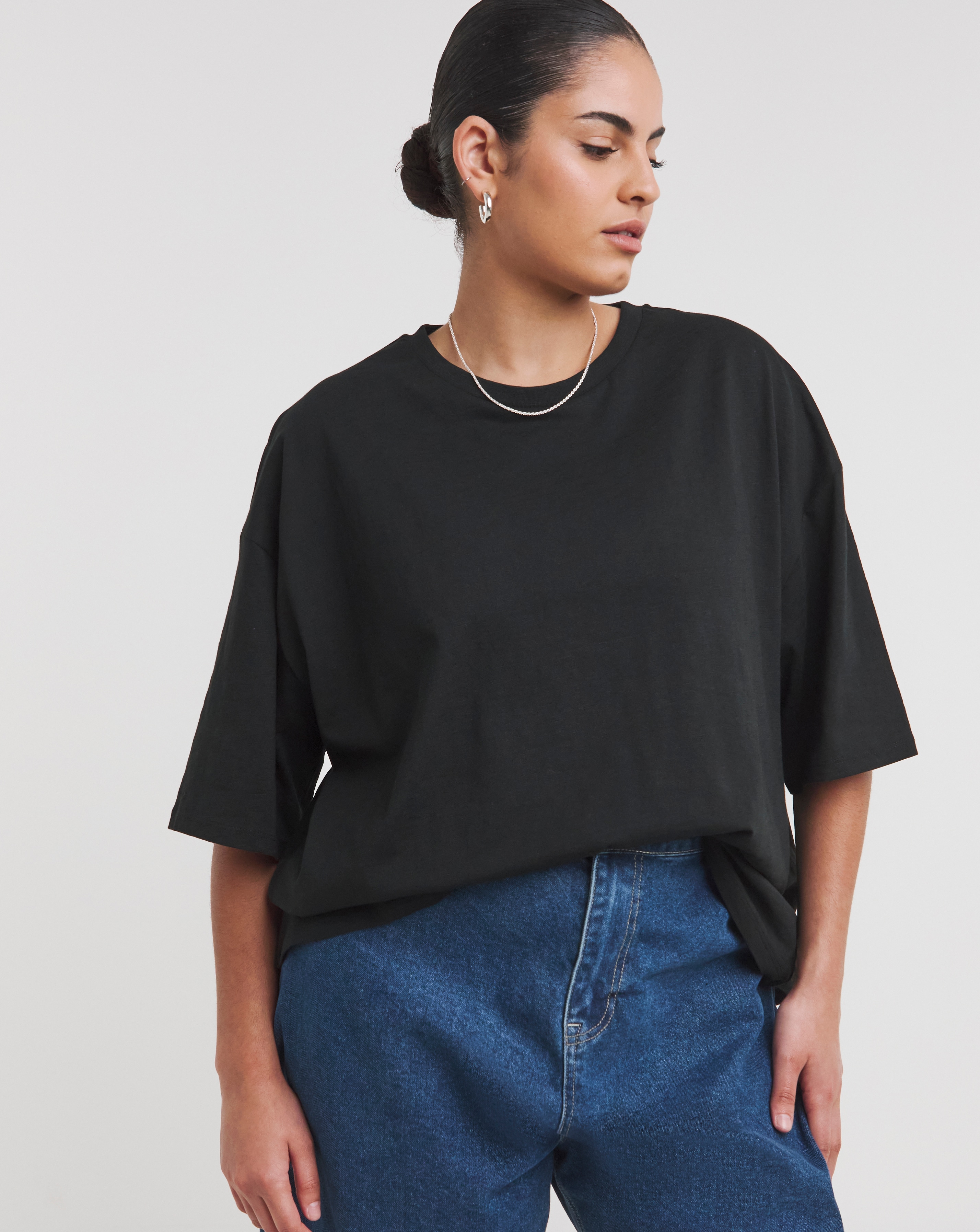 Slub Crew Neck T-Shirt