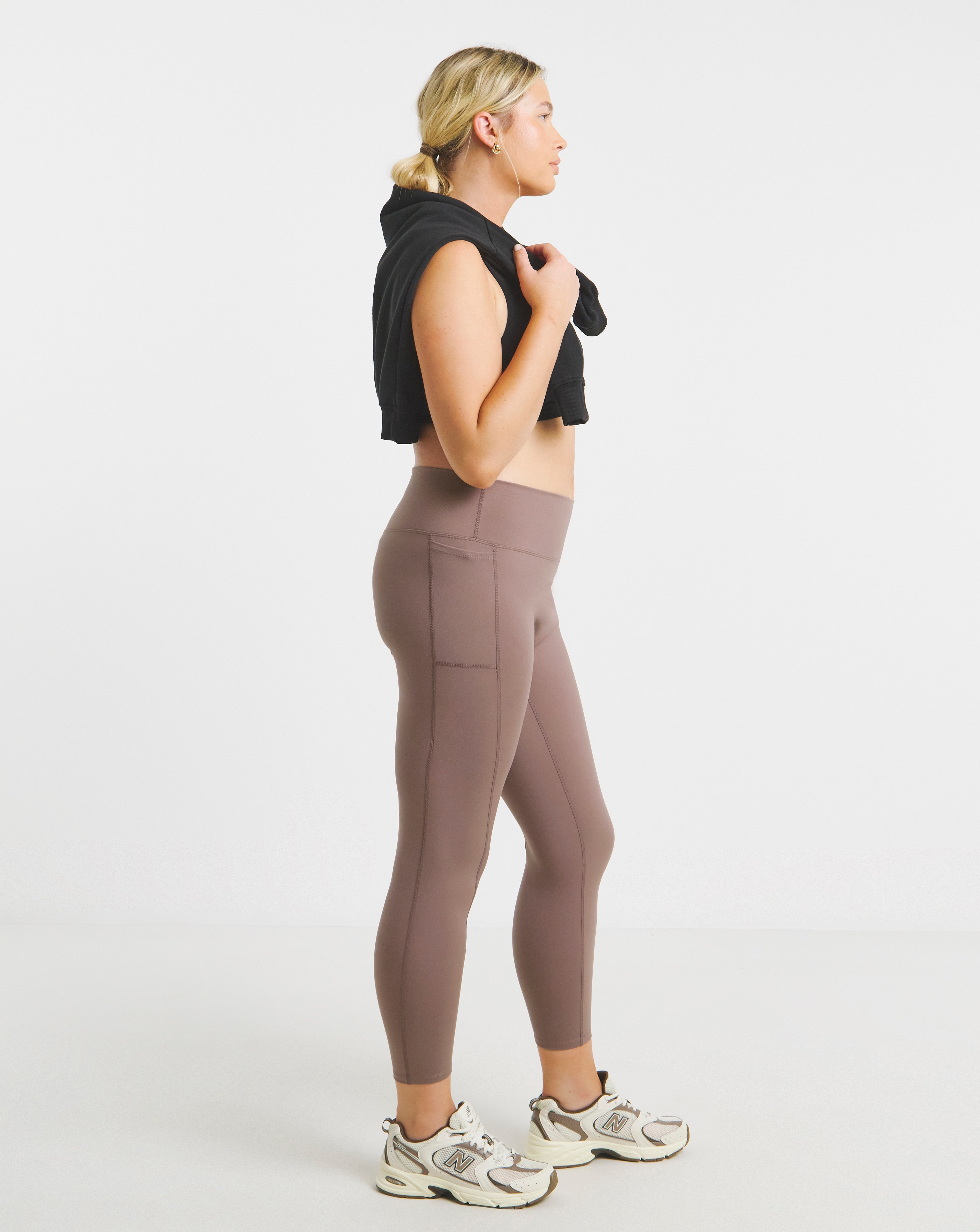 Mocha Active Full Length Leggings