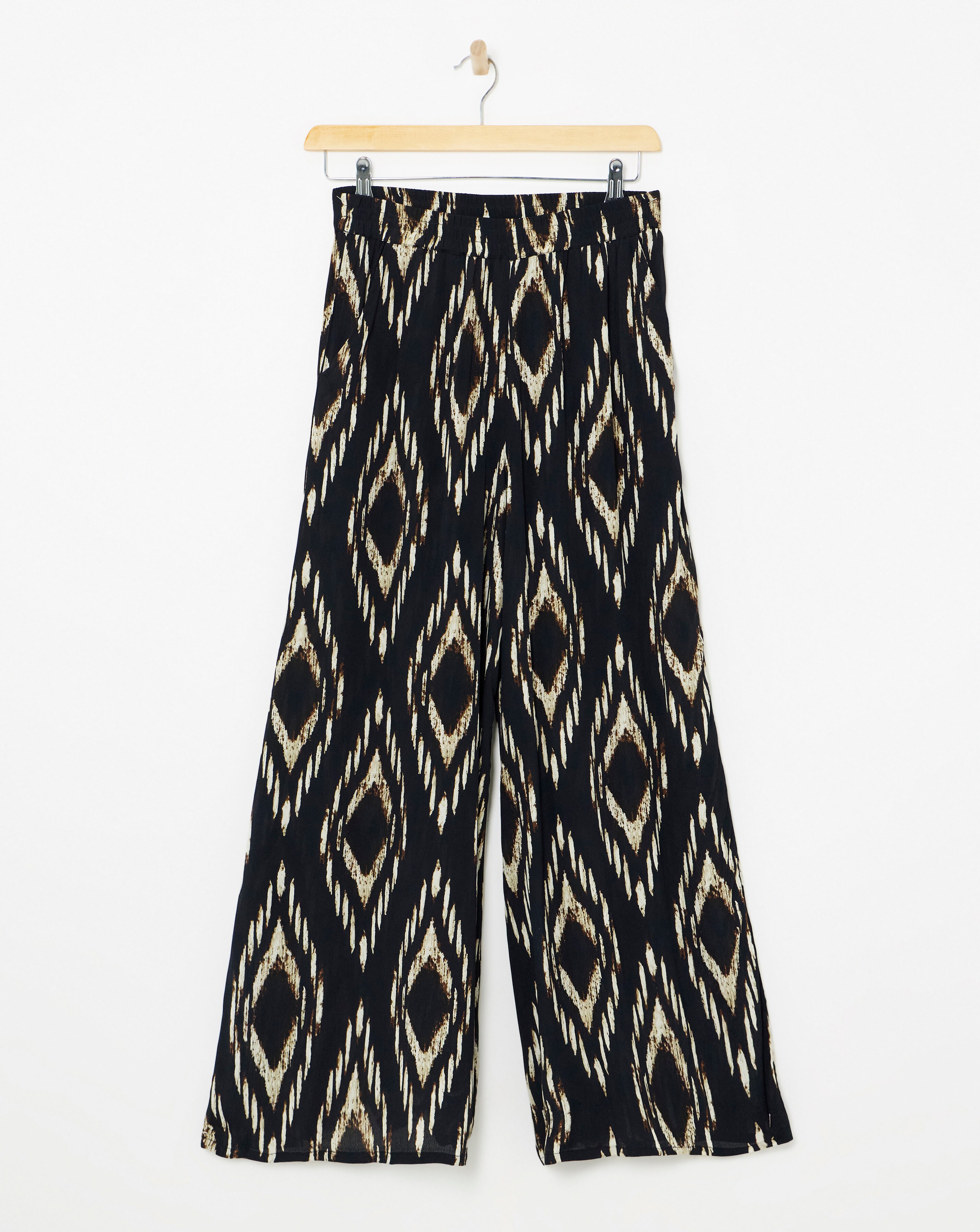 Viscose Moss Palazzo Trousers