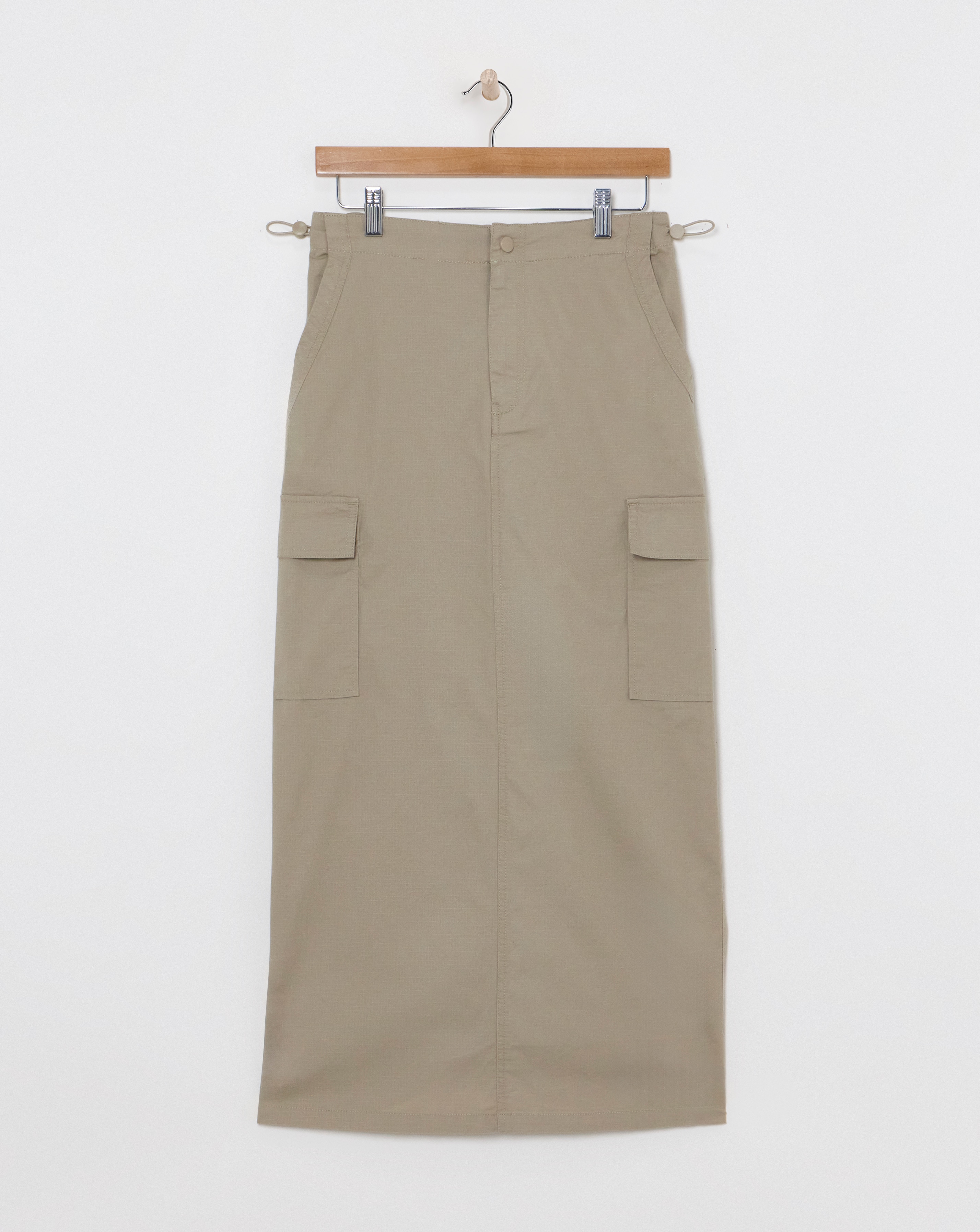 Camel Utility Midaxi Skirt