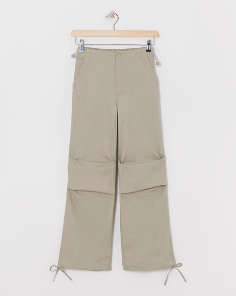 Stone Parachute Utility Trousers