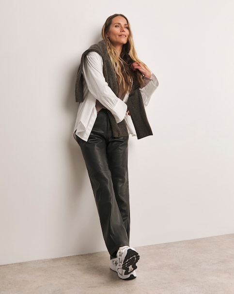 Anthology Leather Straight Leg Trouser
