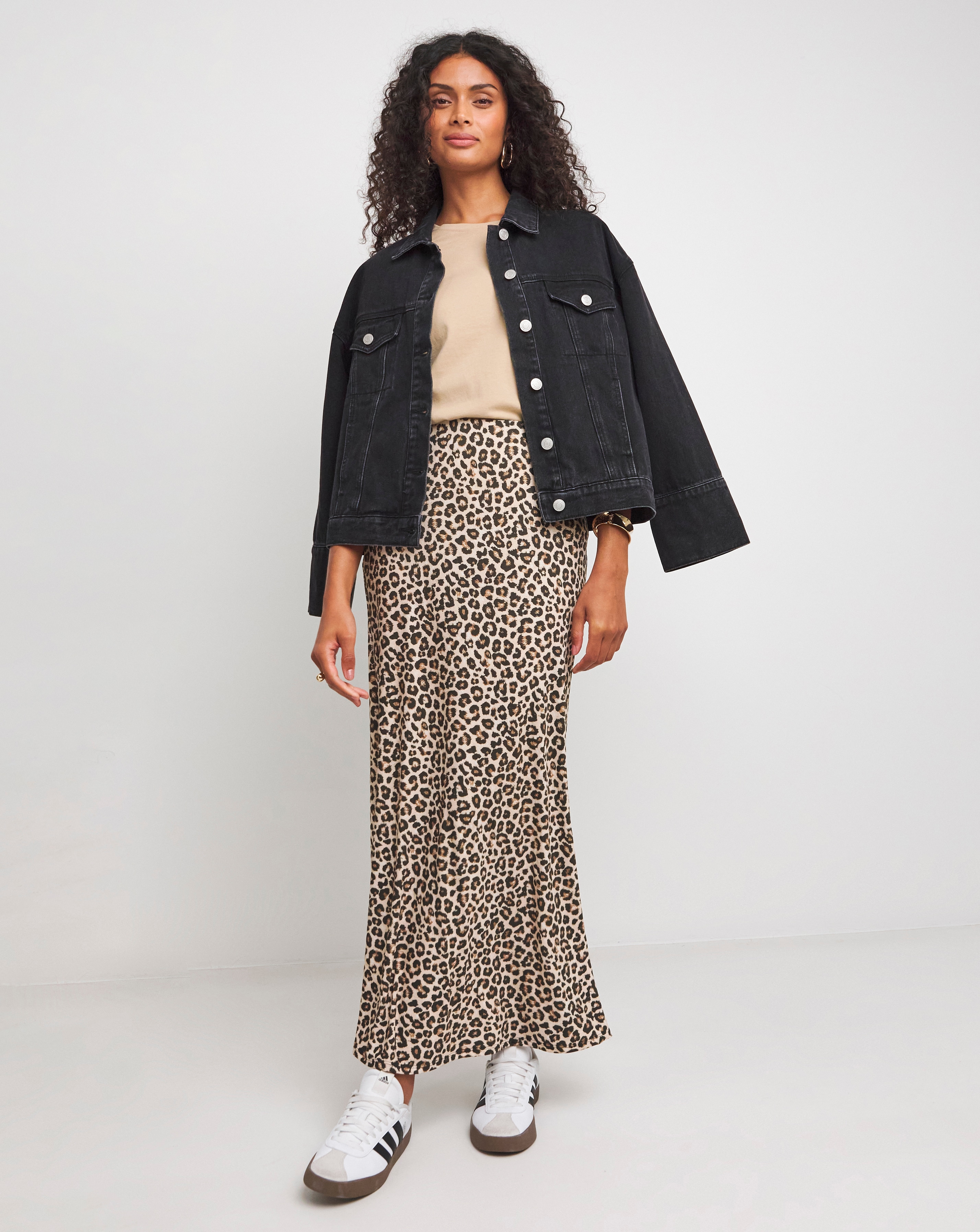 Slinky Jersey Bias Maxi Skirt