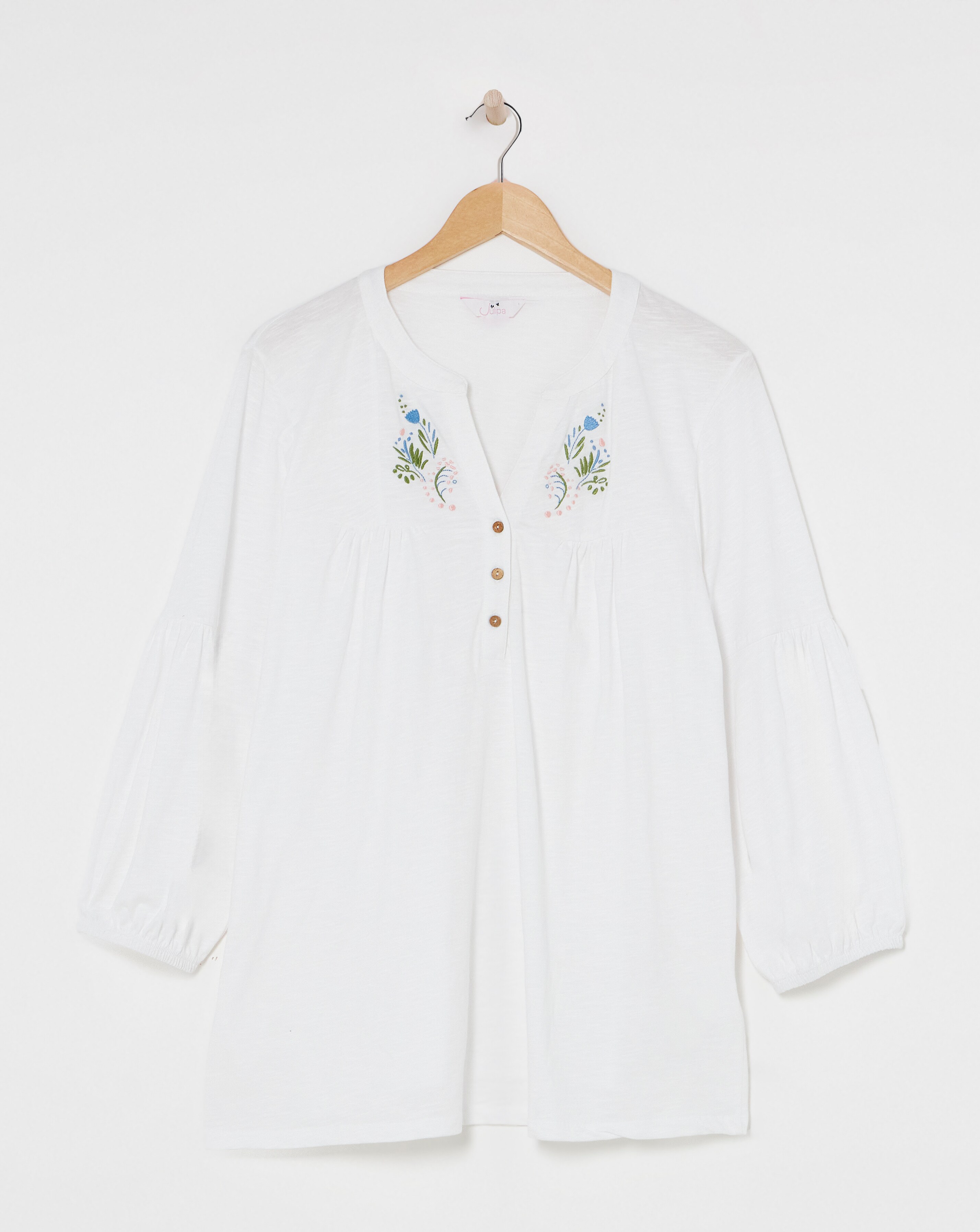 Julipa Jersey Embroidered Top