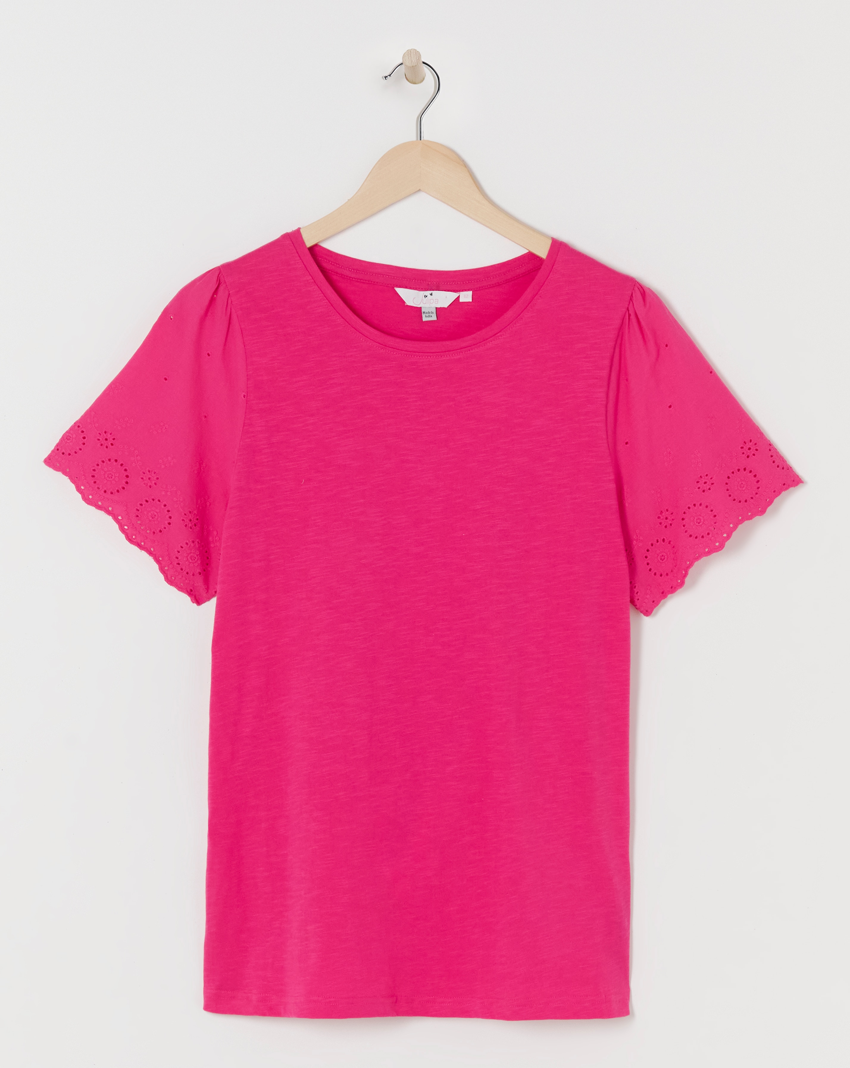 Julipa Broderie Sleeve T-Shirt