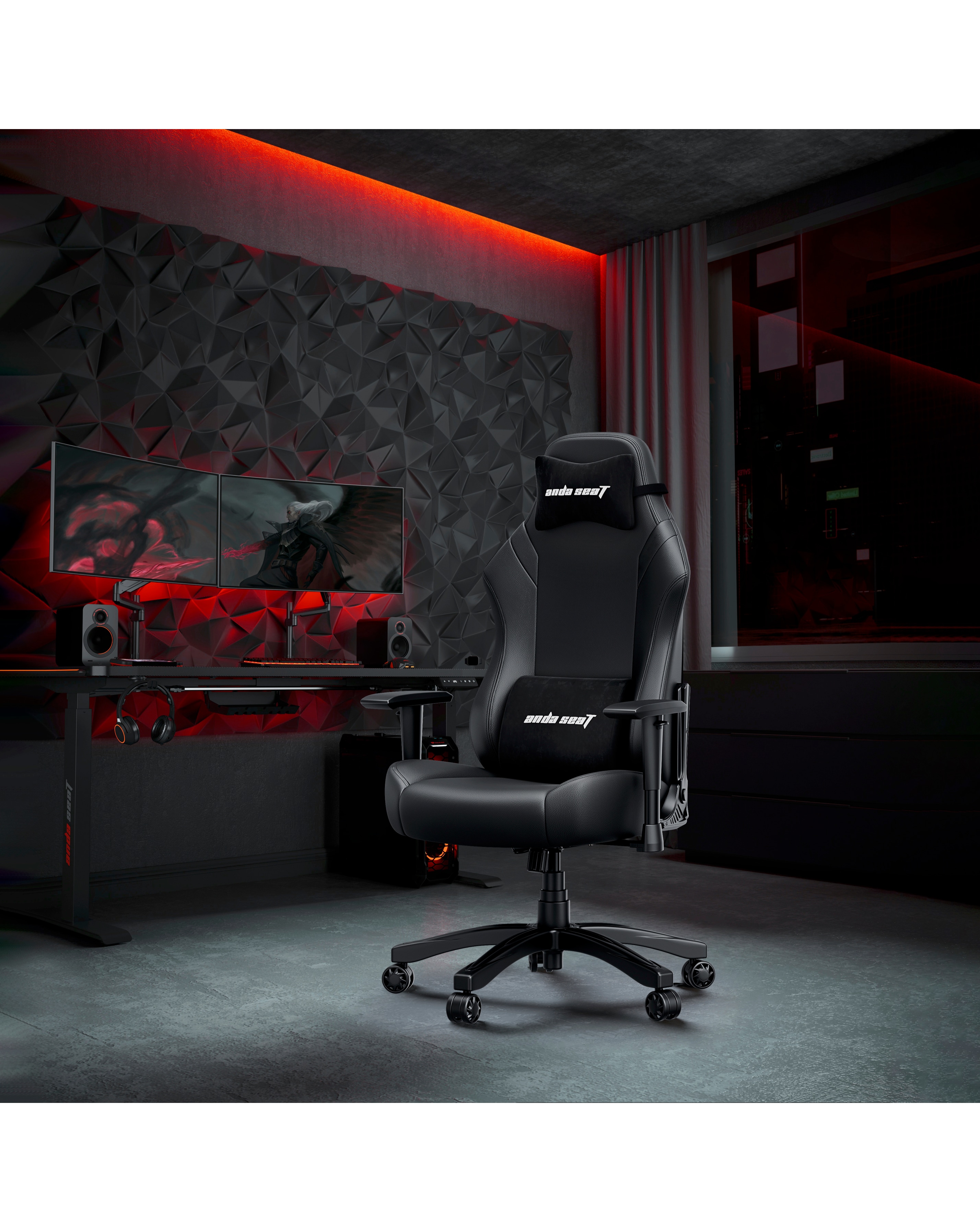 AndaSeat Luna Gaming Chair - Black
