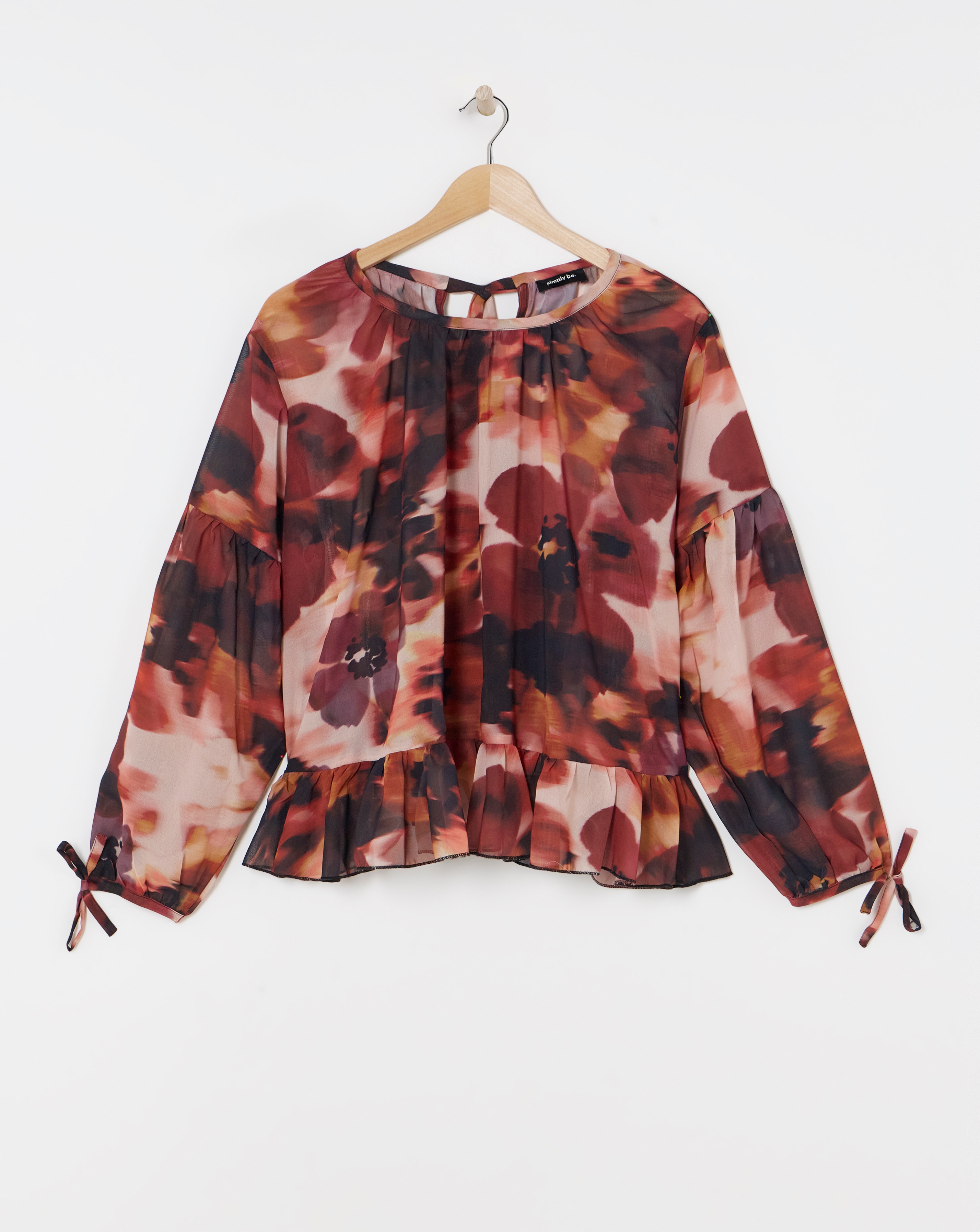 Georgette Tie Back Blouse