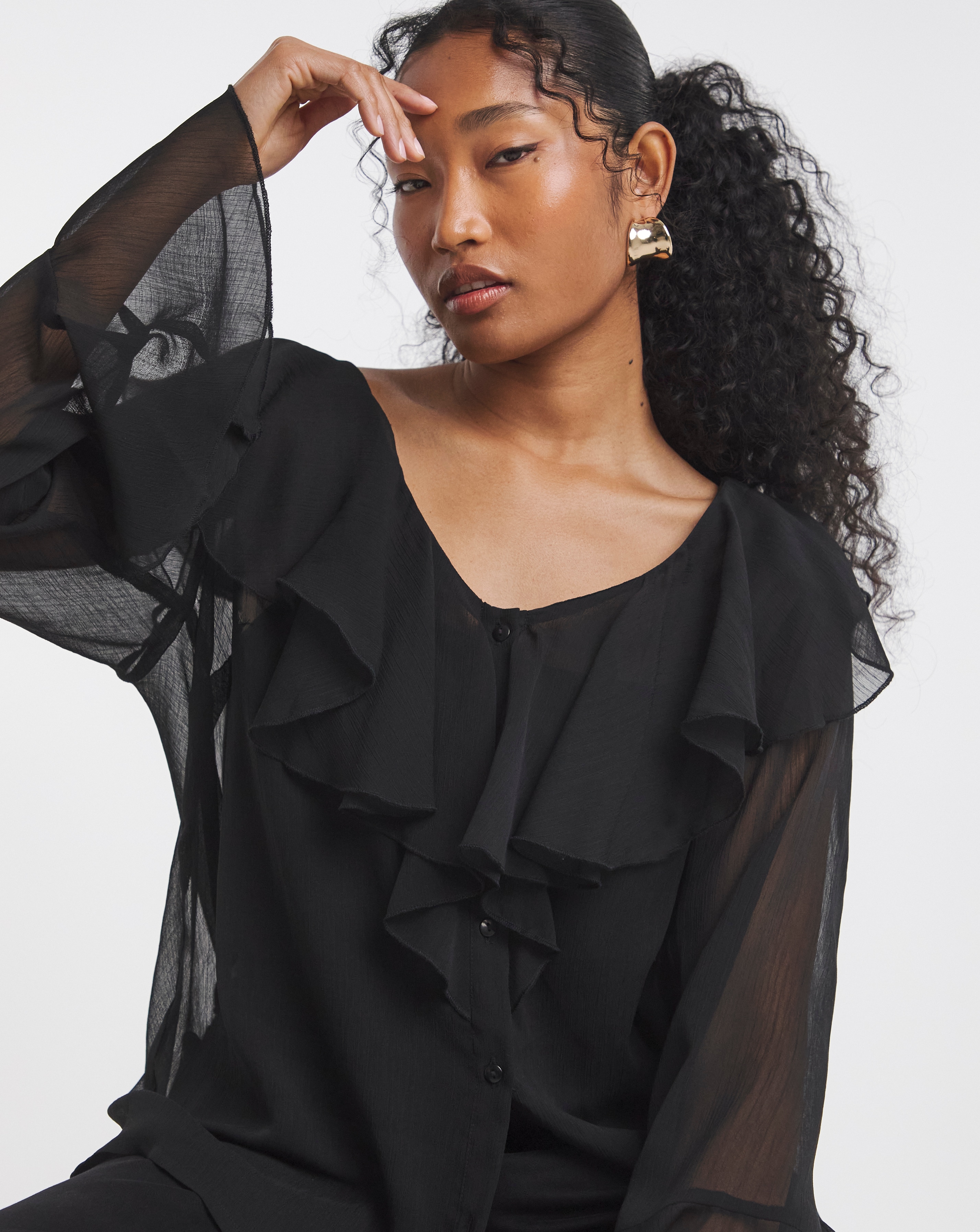 Romantic Ruffle Blouse