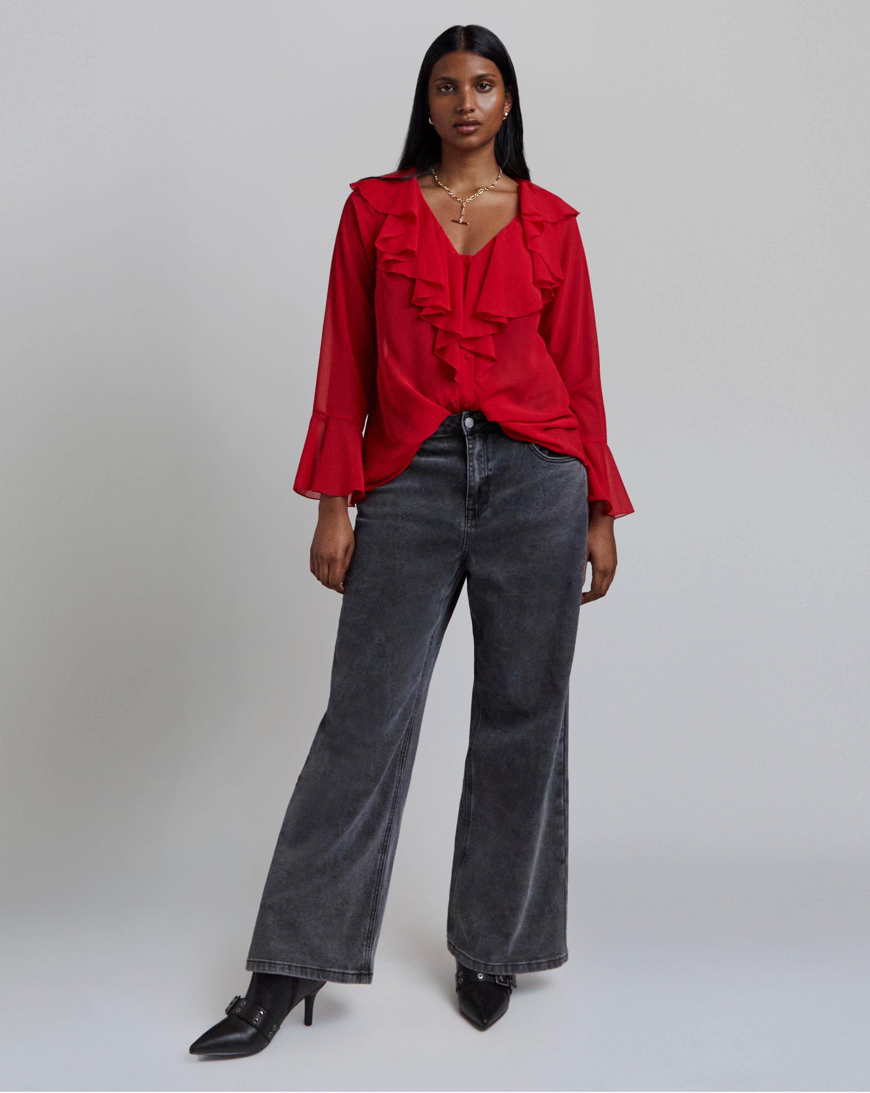 Romantic Ruffle Blouse