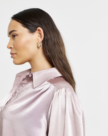 Romantic Satin Shirt