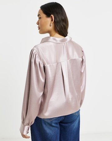 Romantic Satin Shirt