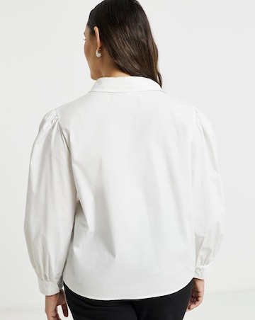 Embellished Oversized Shirt