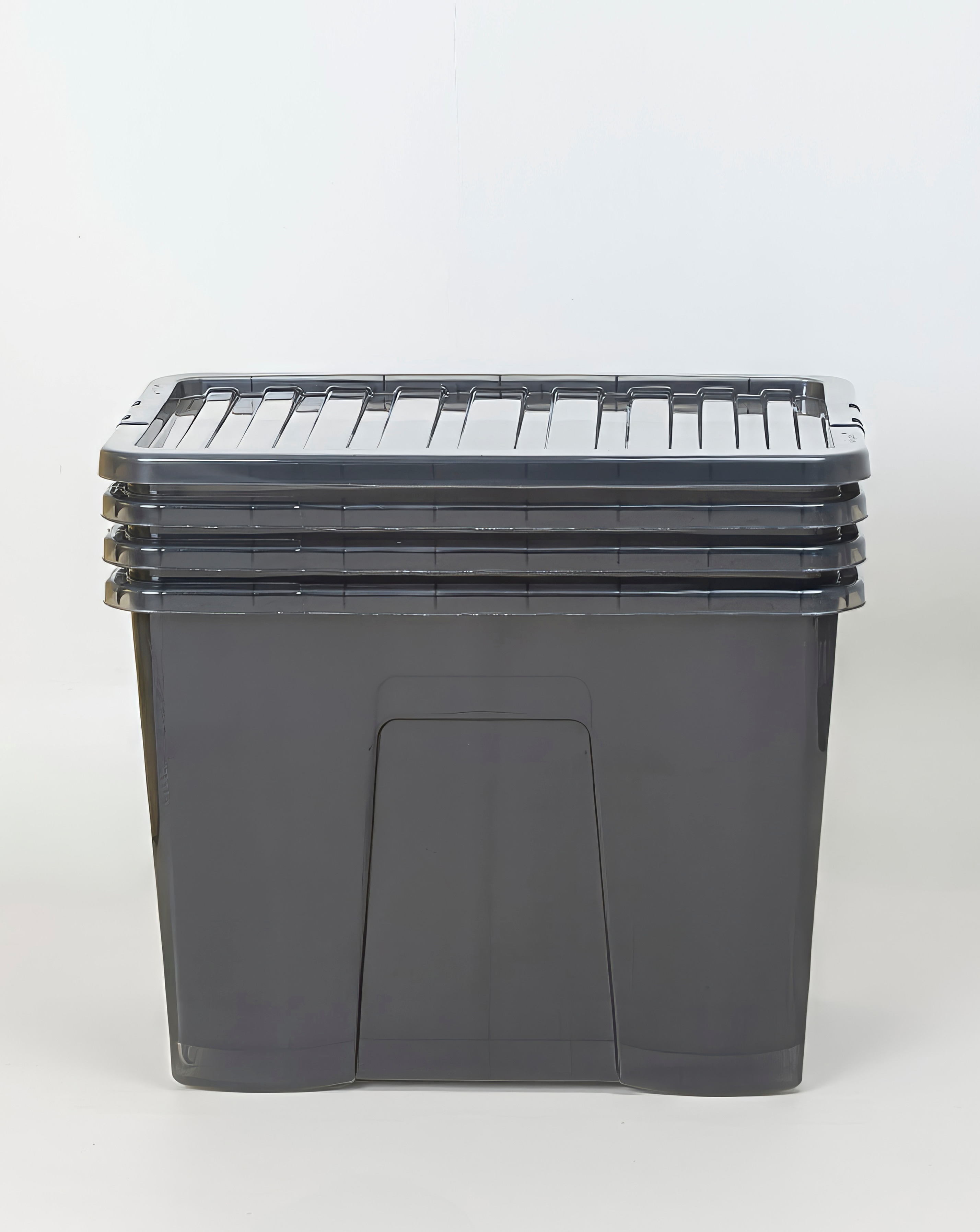 Wham Crystal Smoke Grey 80L Box 4PK