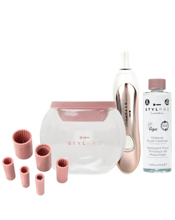 Stylpro Rose Gold Makeup Brush Cleaner Set