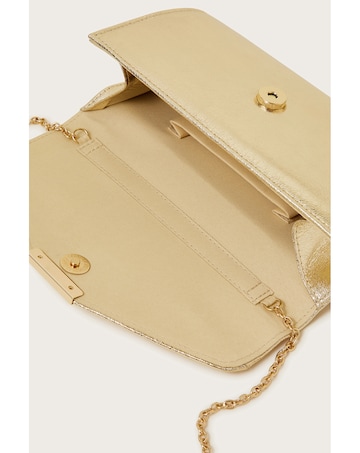 Monsoon Metallic Clutch Bag