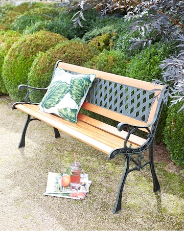 Lacy Wooden Bench