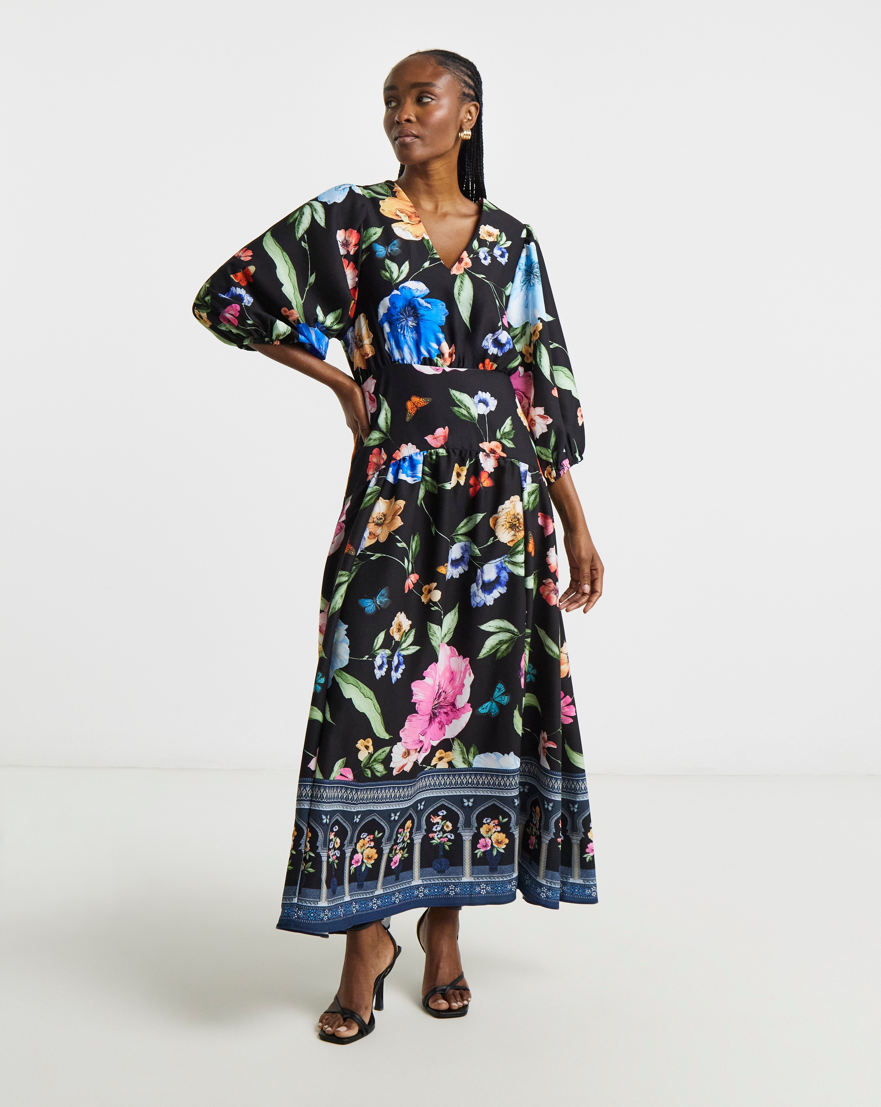 New In - Joanna Hope Floral Printed Dress