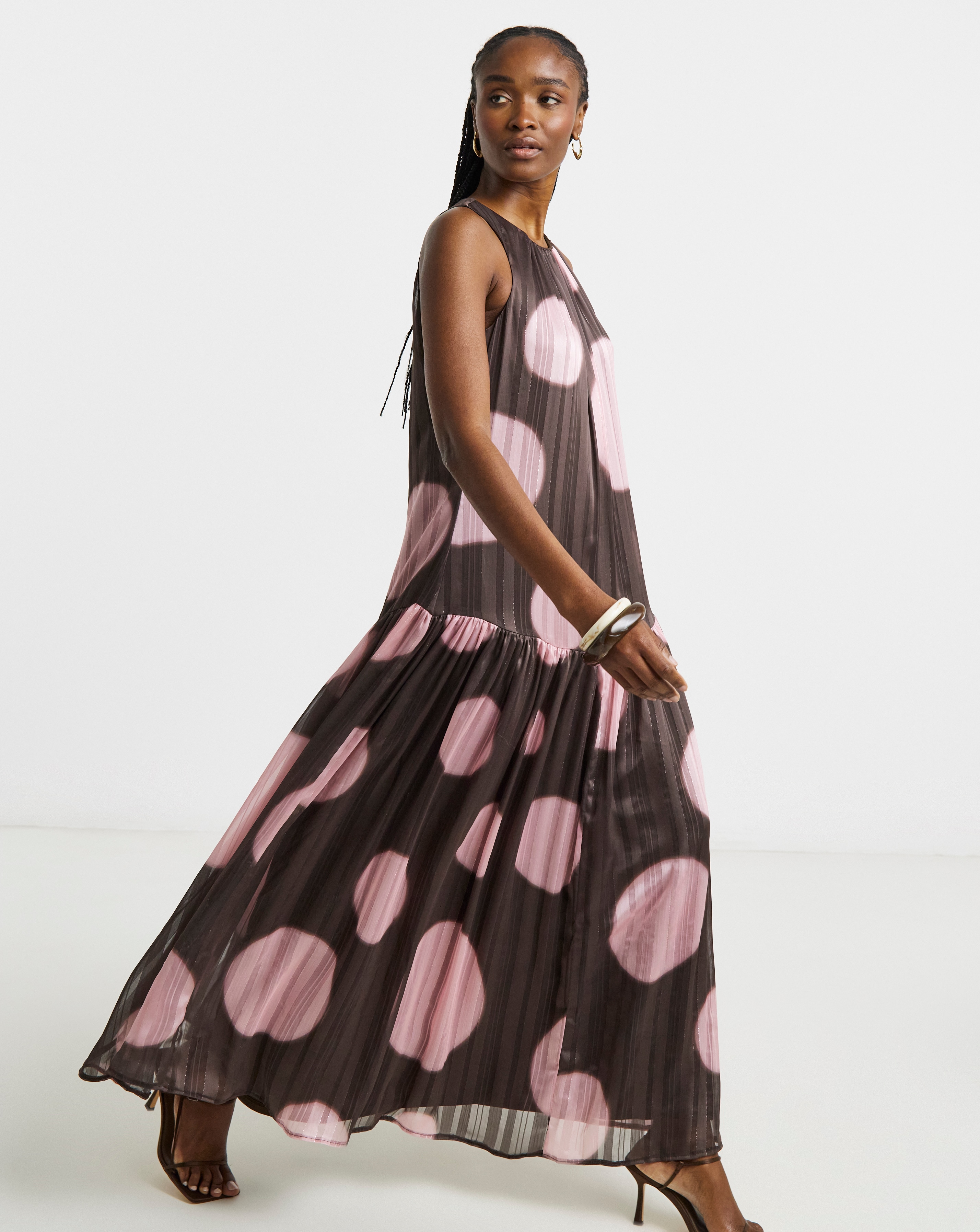 New In - Joanna Hope Printed Halter Neck Dress