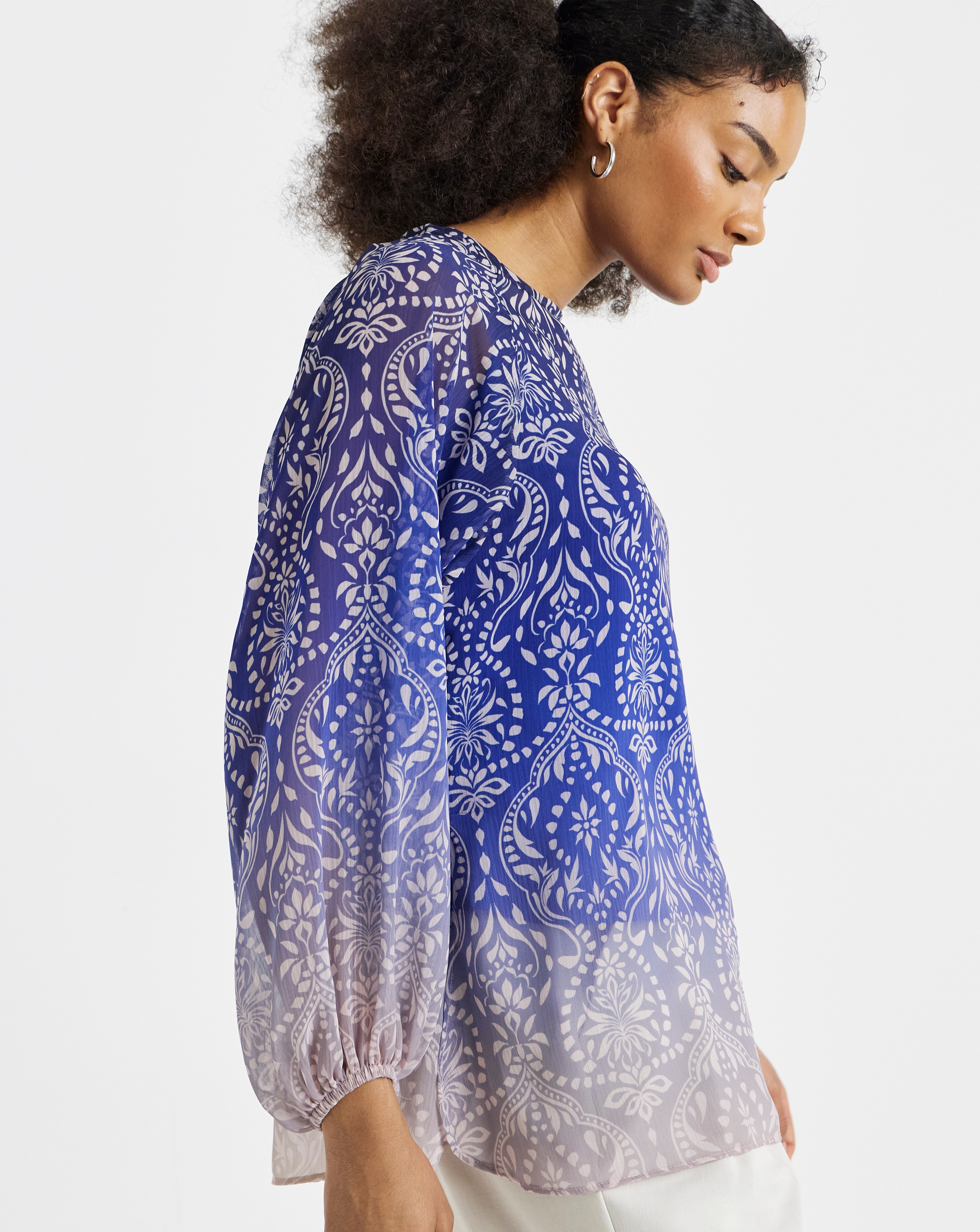 New In - Joanna Hope Ombre Print Blouse