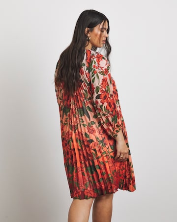Joanna Hope Crinkle Printed Shift Dress