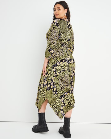 Joe Browns Mixed Print Wrap Midi Dress