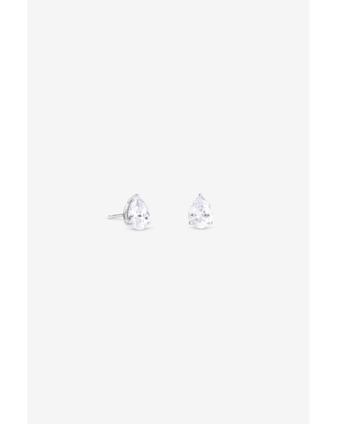 New In - Silver Pear Cut Studs