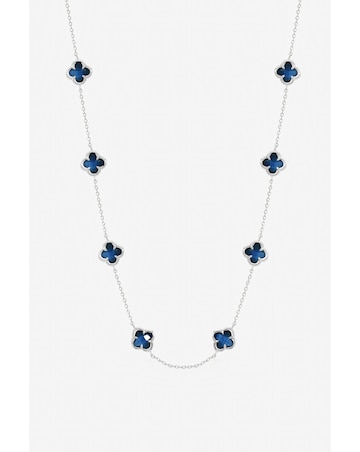 Inicio Sapphire Clover Necklace