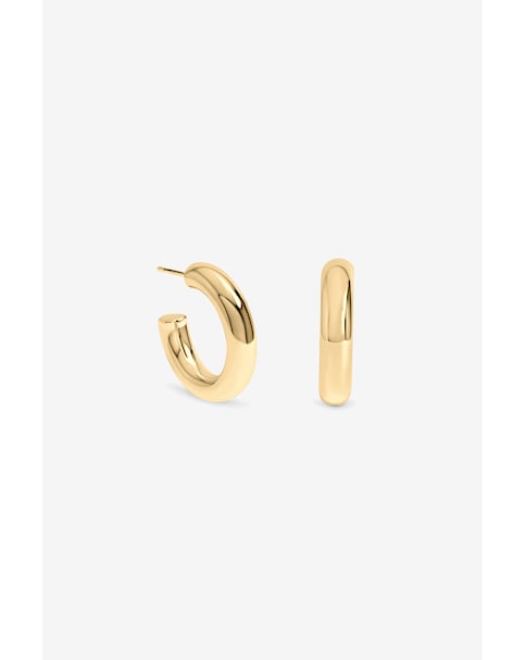 New In - Gold Chubby Medium Hoops