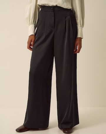 Monsoon Maisie Satin Wide Leg Trousers